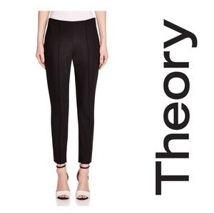 Theory Black Ankle Pants